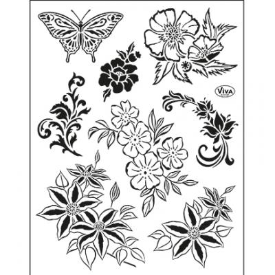 Viva Decor - Clear Stamps - Blumen klassisch